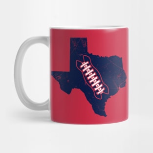 Texas Football, Retro - Red Mug